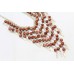 Designer Necklace Women's 925 Sterling Silver Natural Sandstone Beads B1